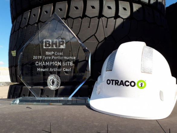 Otraco Mt Arthur awarded Champion Site in Tyre Performance across BHP Coal